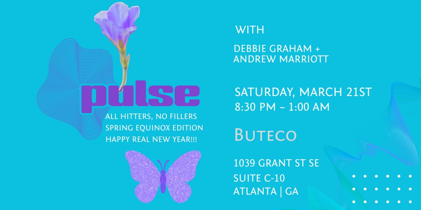 PULSE AT BUTECO, DJS DEBBIE GRAHAM &amp; ANDREW MARRIOTT