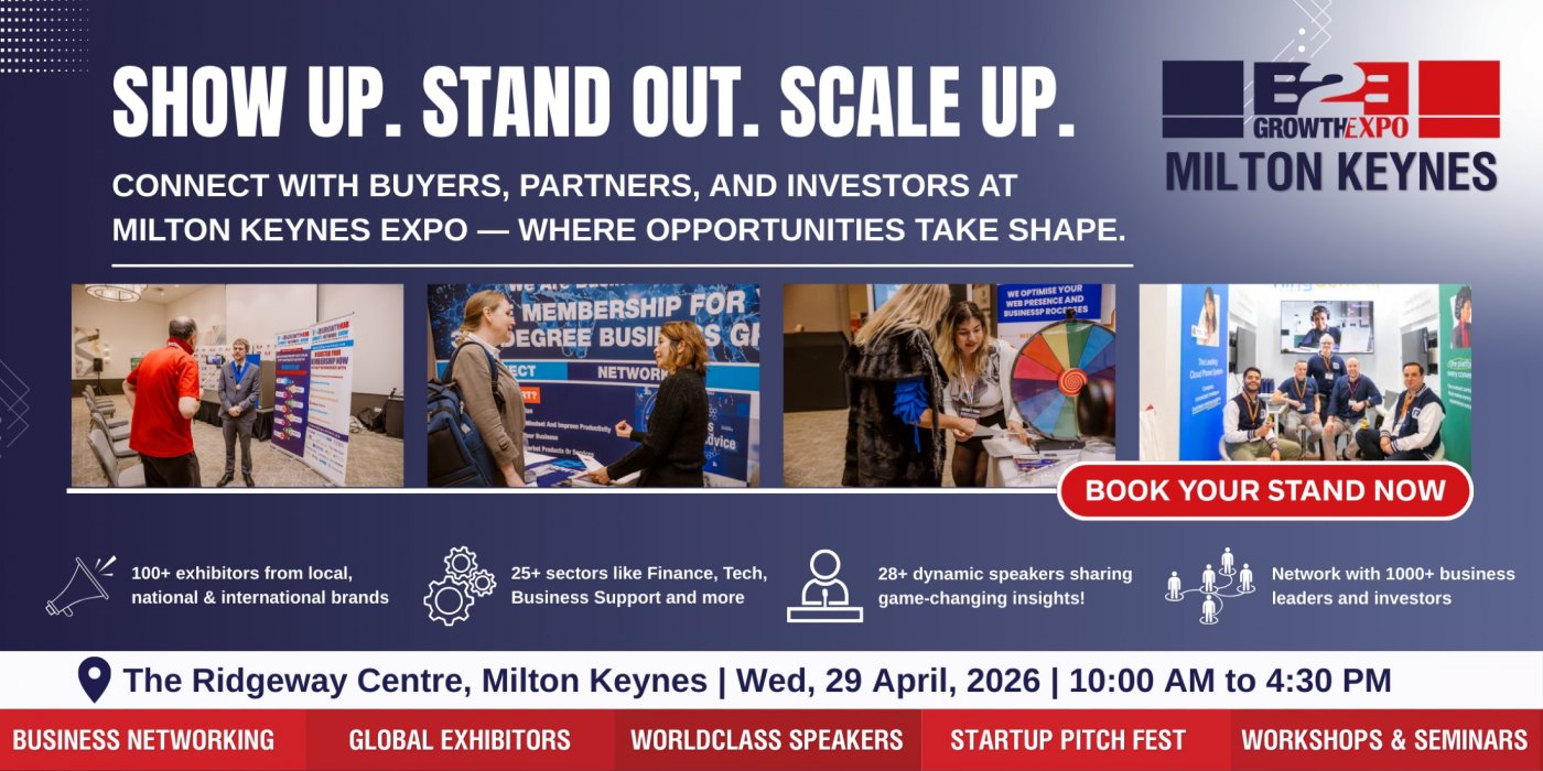 Milton Keynes B2B Growth Expo 2026 | Book Your Stand At Premier B2B Show