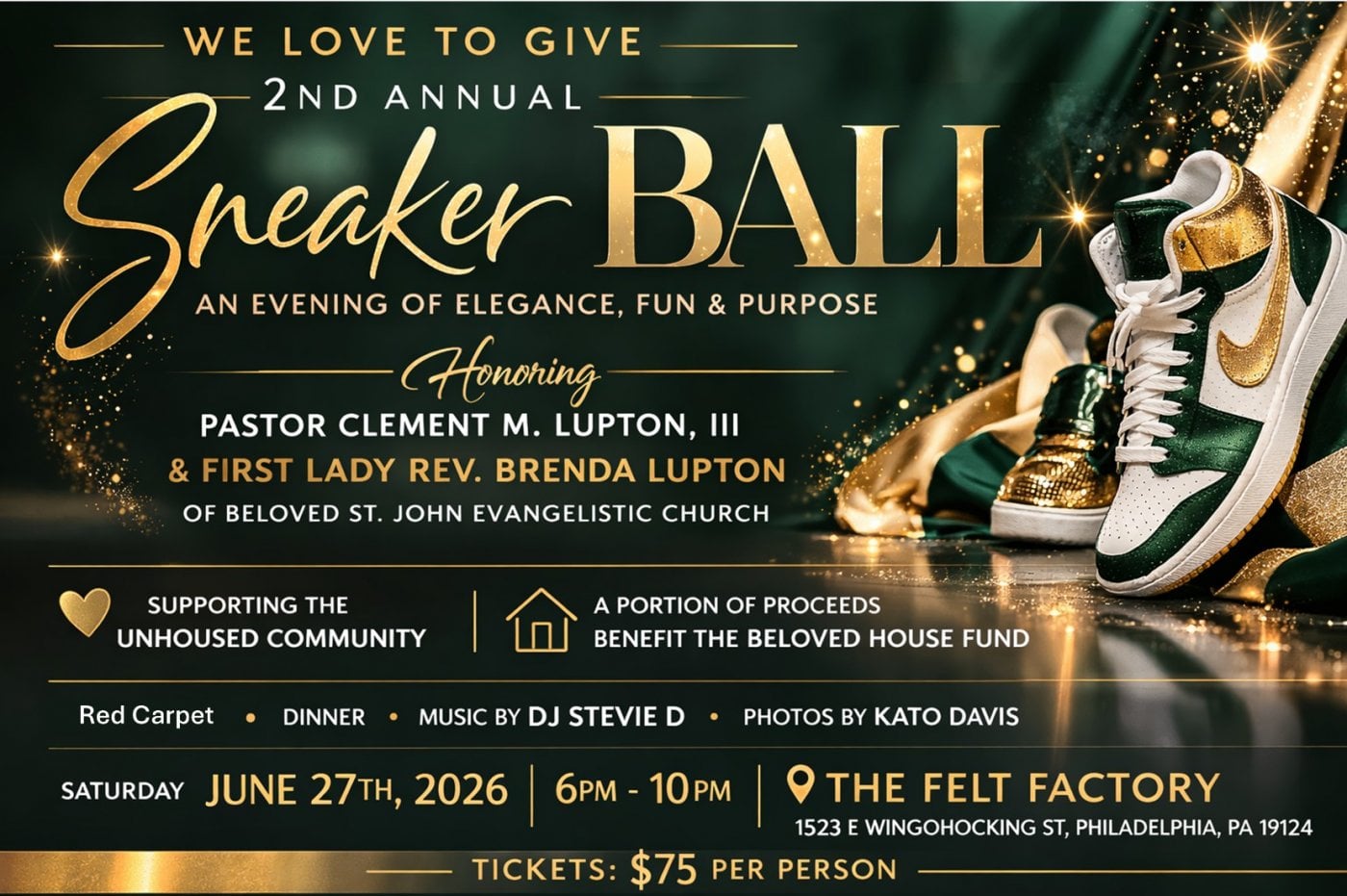 2nd Annual We Love To Give Sneaker Ball 2026