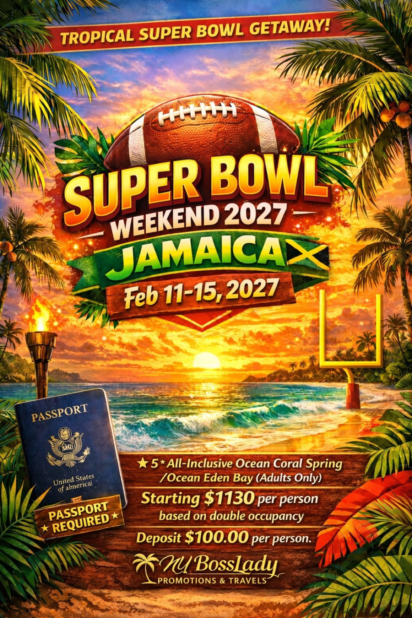 Jamaica – Super Bowl LXI Weekend 2027