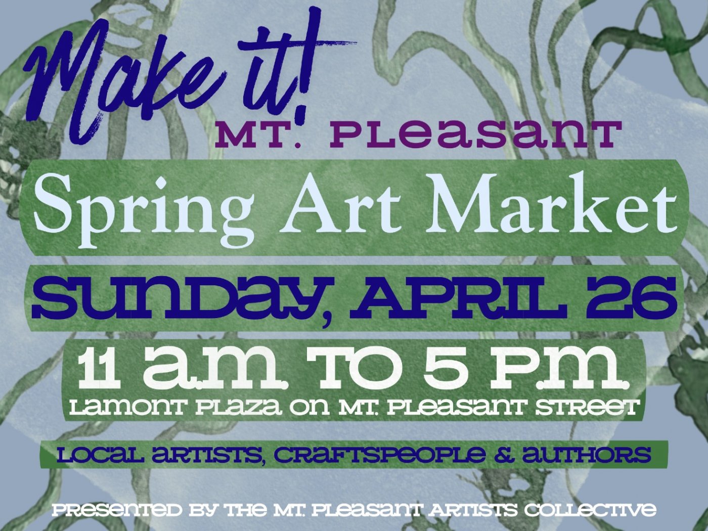 Make It Mt. Pleasant Spring Art Market