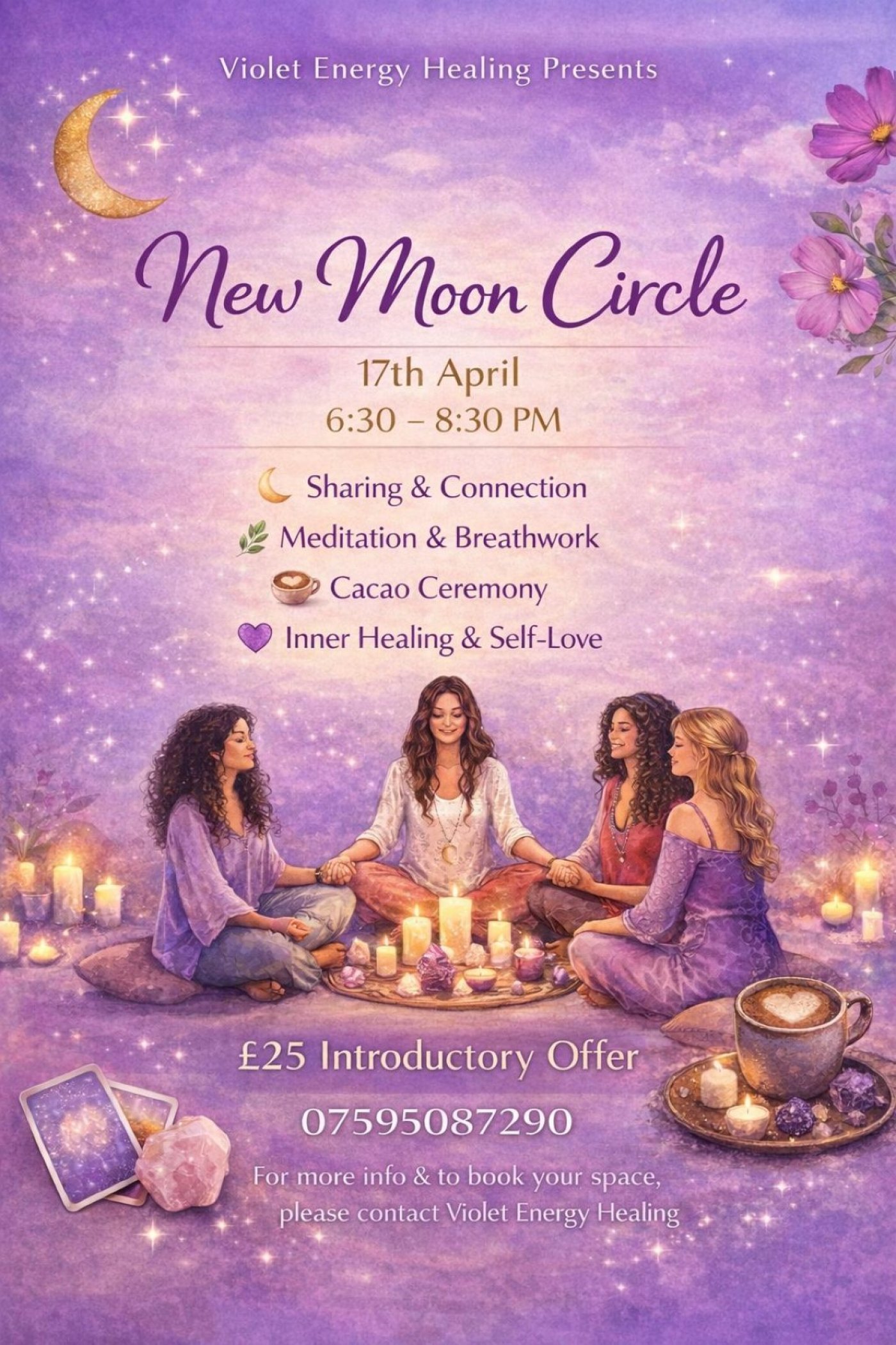 Sisterhood circle- New moon
