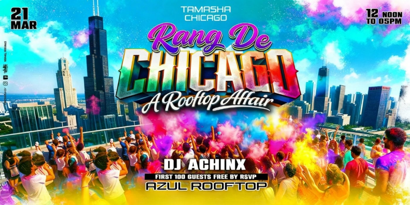 CHICAGO HOLI RAVE 2026- A COLOR FEST @AZUL ROOFTOP