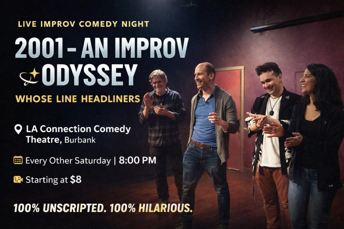 2001 – An Improv Odyssey | Whose Line Headliners
