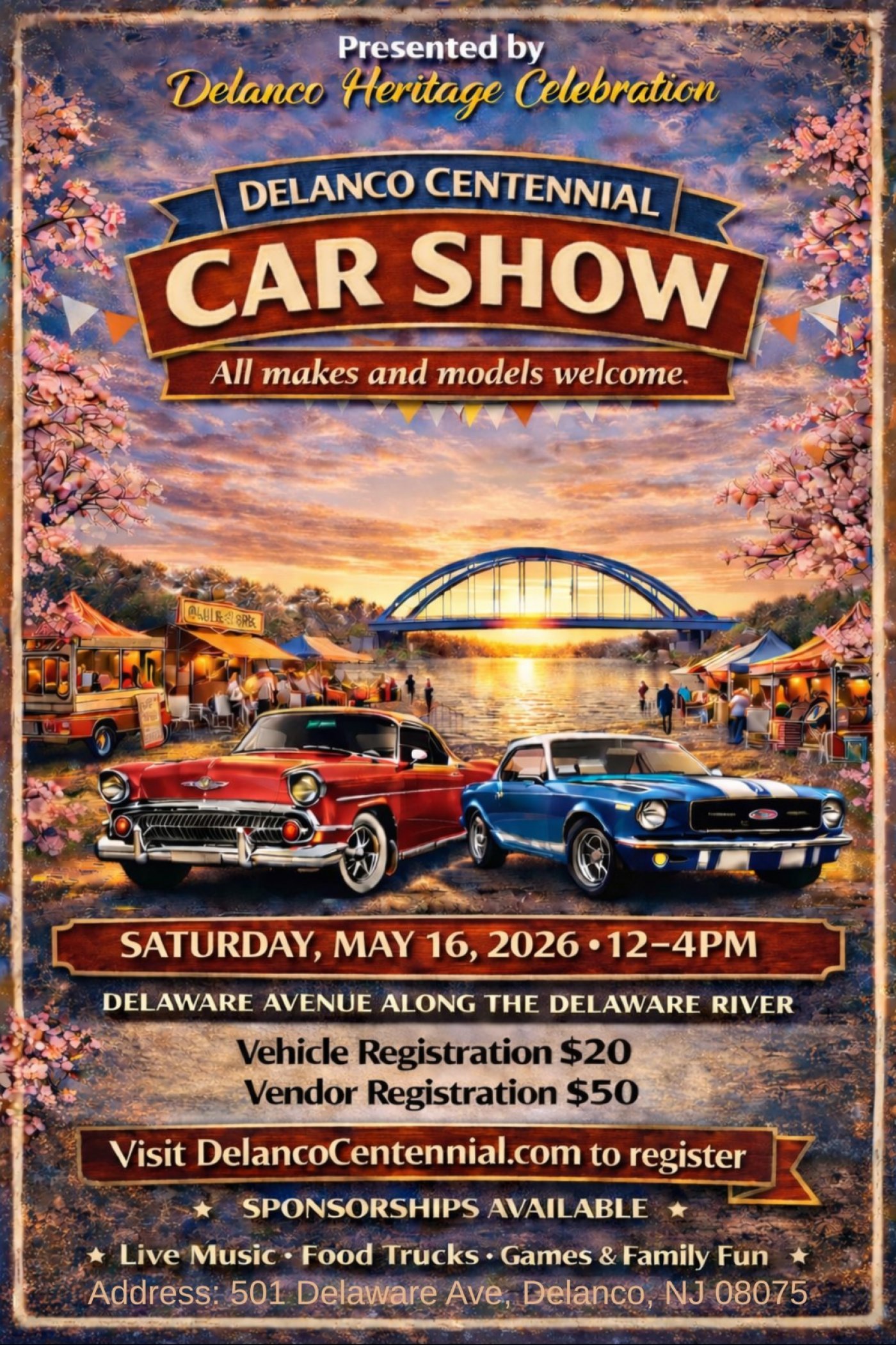 Delanco Centennial Car Show, RiverWalk on the Delaware, Riverside, 16 ...