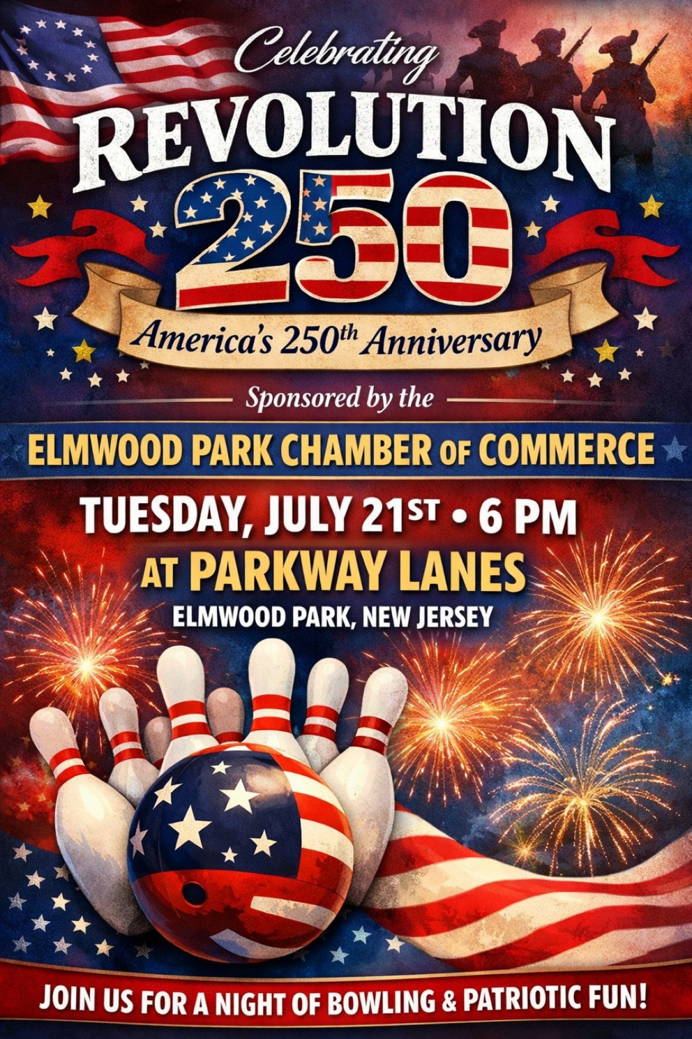 Revolution 250 Celebration in Elmwood Park
