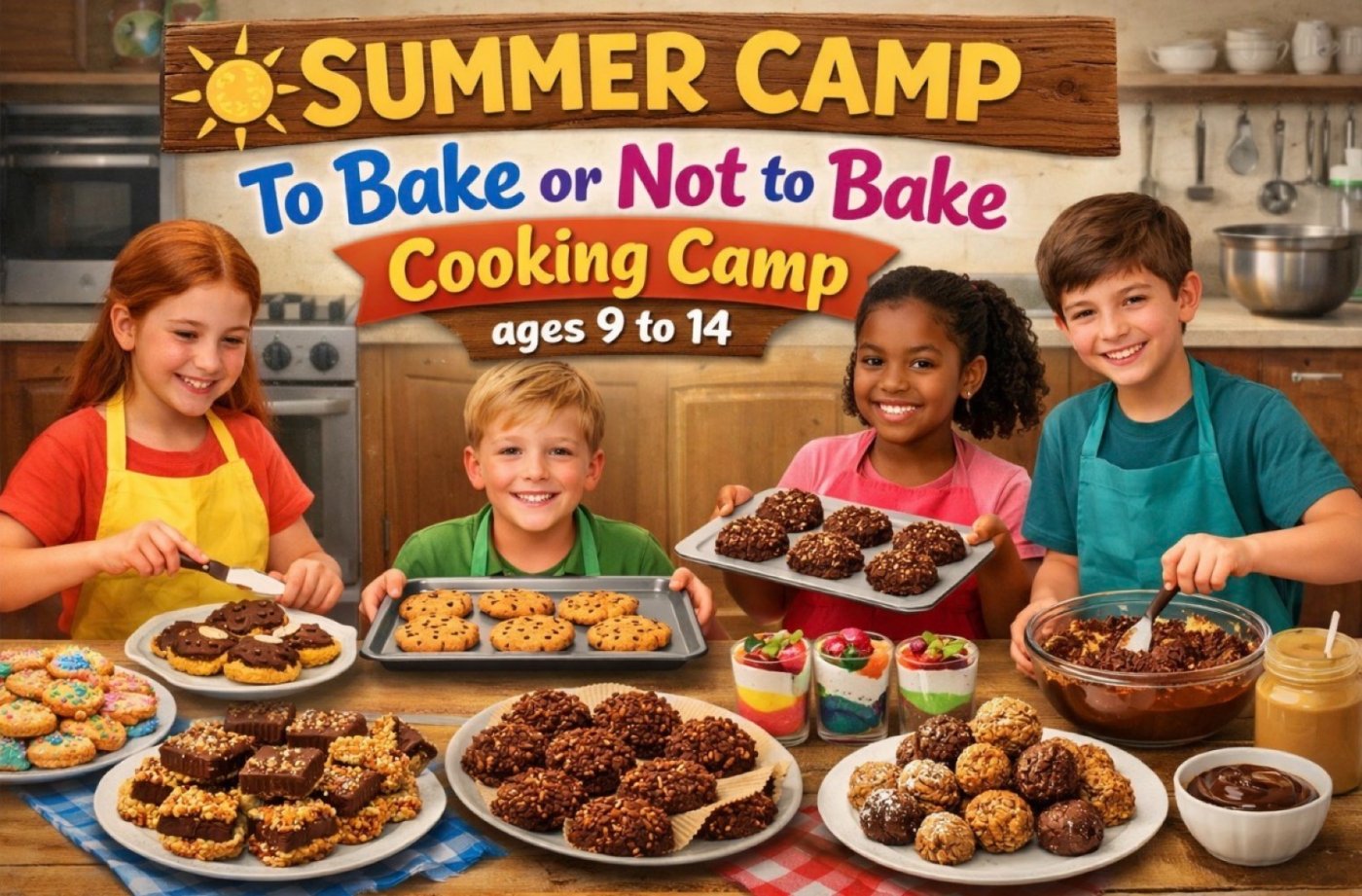 Art of Cooking Half-Day Youth Summer Camp – To Bake or Not to Bake (Ages 9-14)