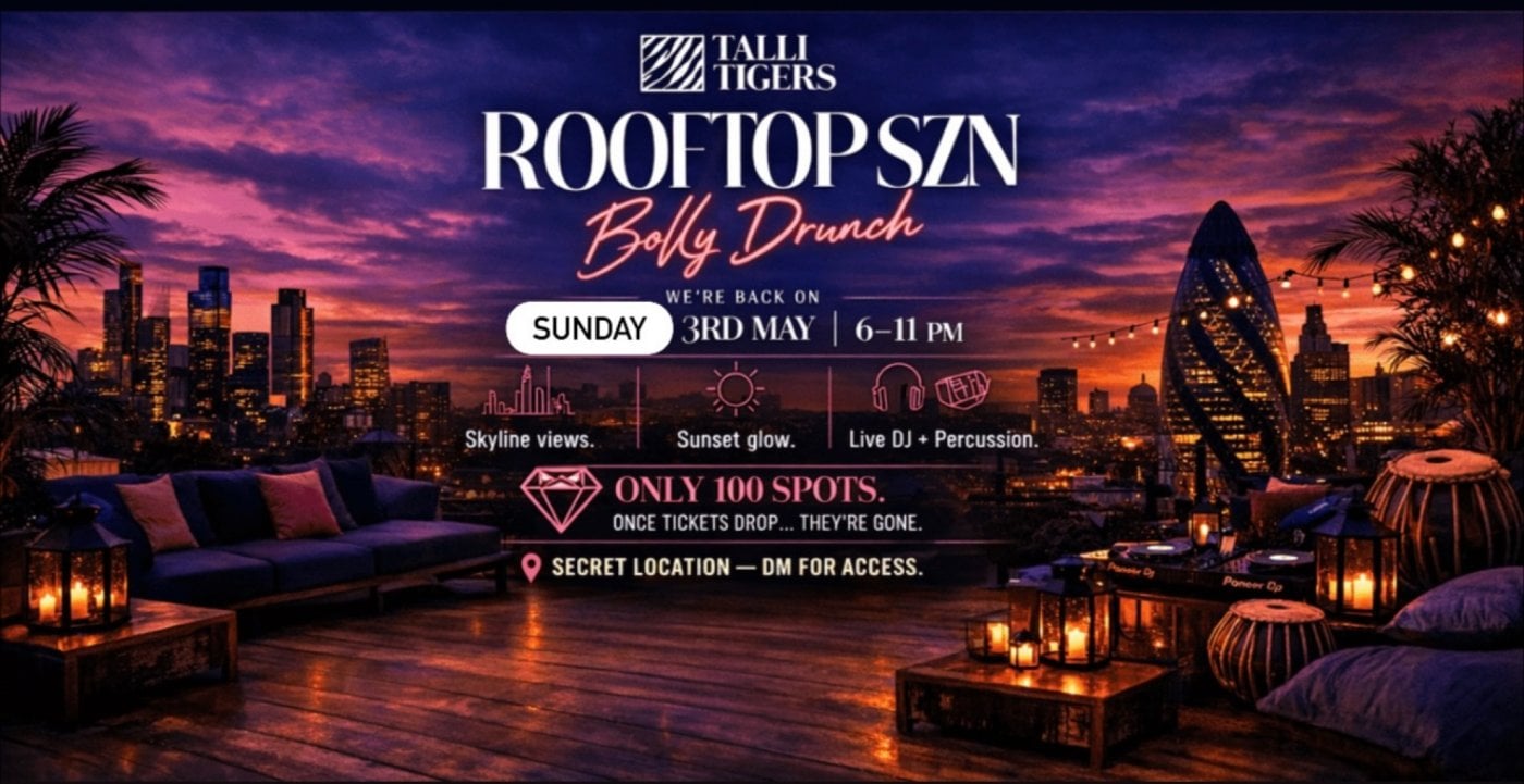 Bollywood 🌇 Rooftop SZN: Bolly Drunch ( Bollywood x Bolly Afro X Club Anthems)