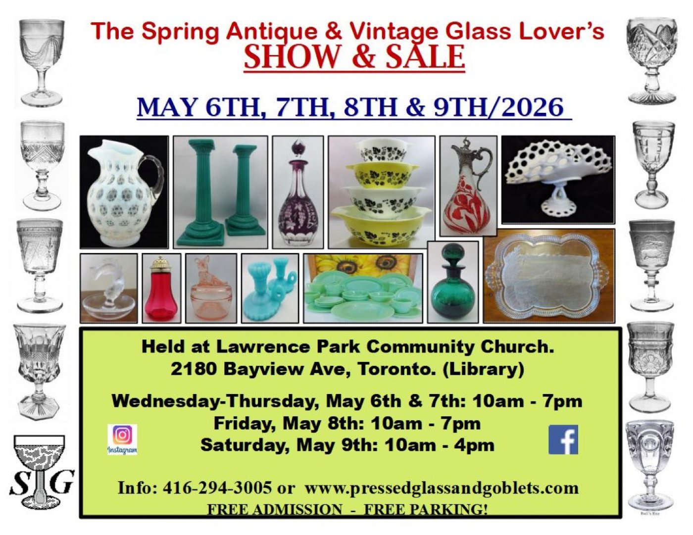 Attend The Toronto Antique & Vintage Glass Lover’s Show & Sale. in ...
