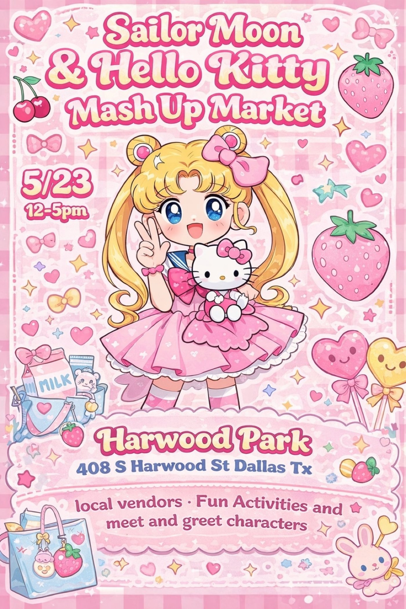 SAILOR MOON X KITTY MARKET MASH UP