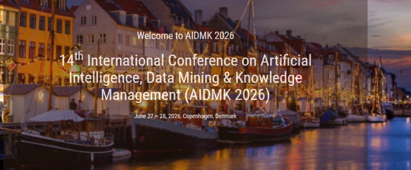 14th International Conference on AI, Data Mining & Knowledge Management ...