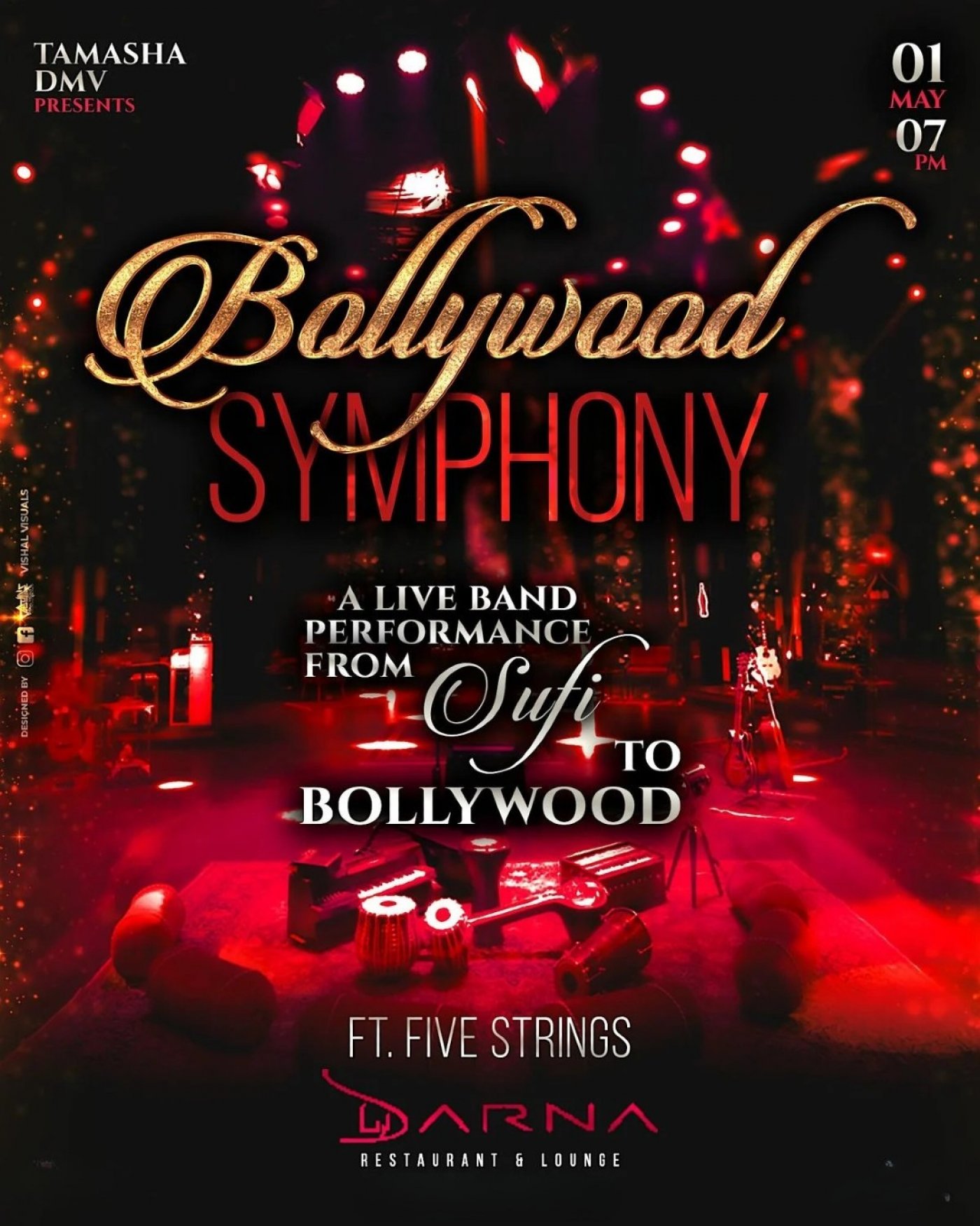DMV MEHFIL, BOLLYWOOD SYMPHONY BY FIVE STRINGS @DARNA LOUNGE