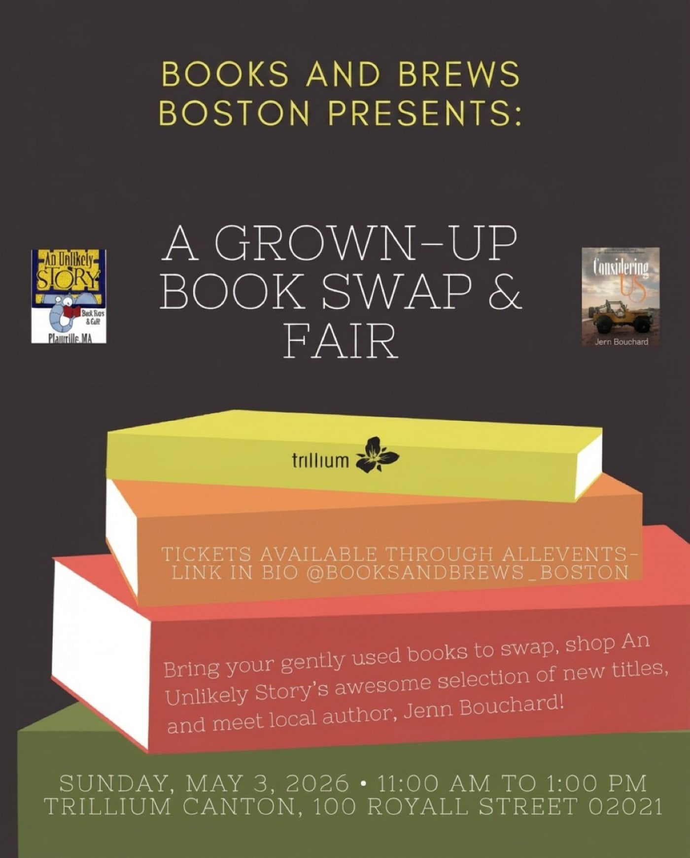 A Grown-Up Book Fair & Swap