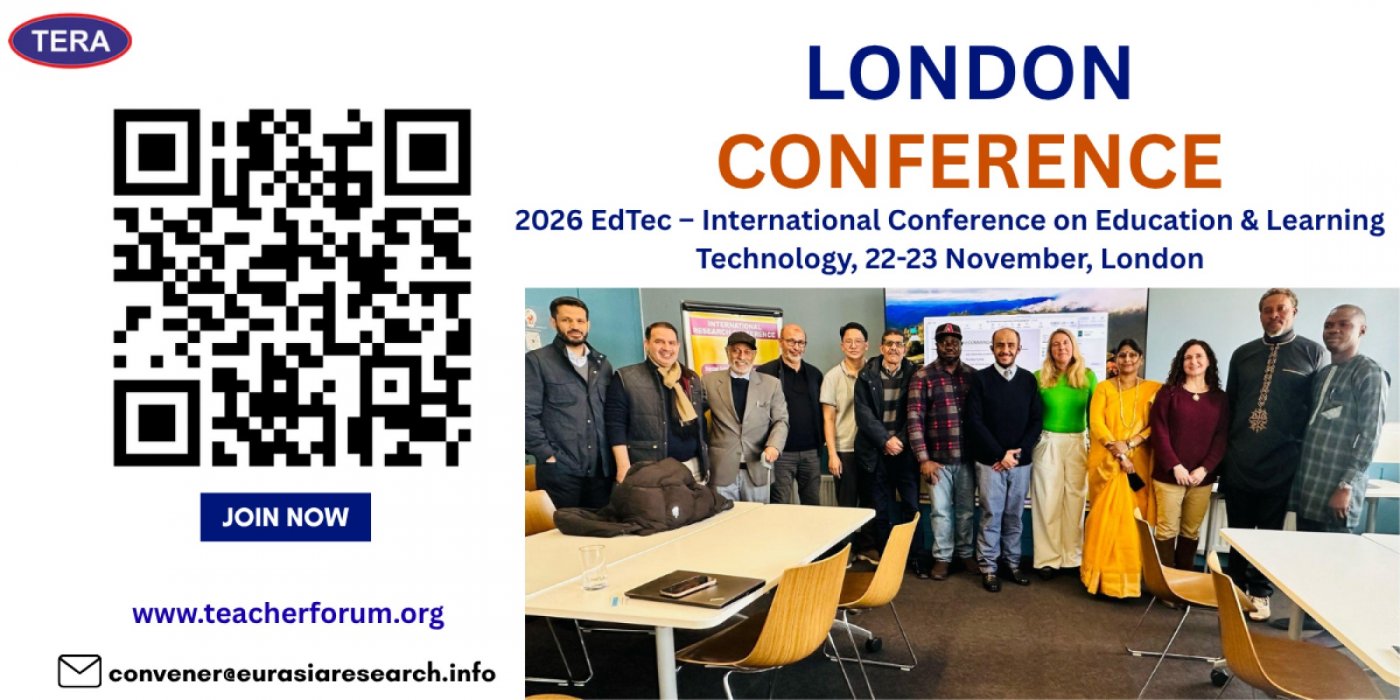 2026 EdTec – International Conference on Education & Learning Technology, 22-23 November, London