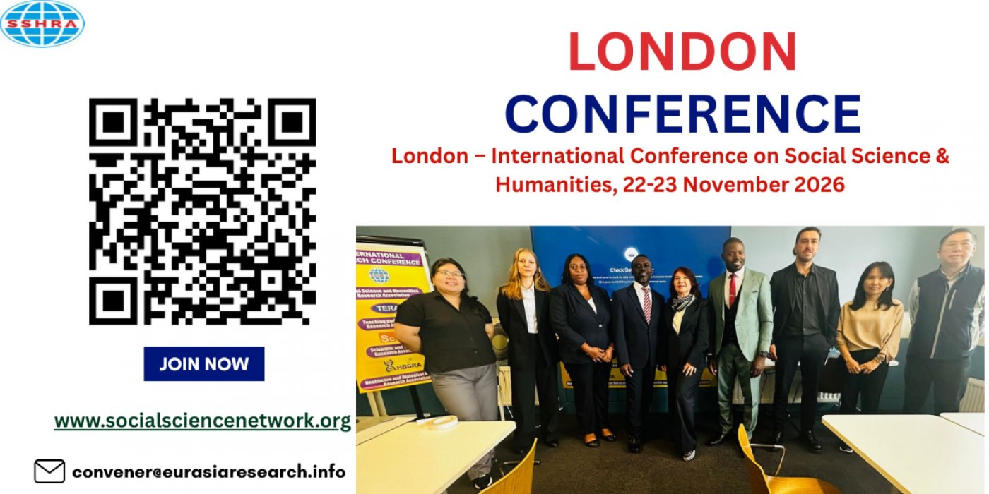 London – International Conference on Social Science & Humanities, 22-23 November 2026