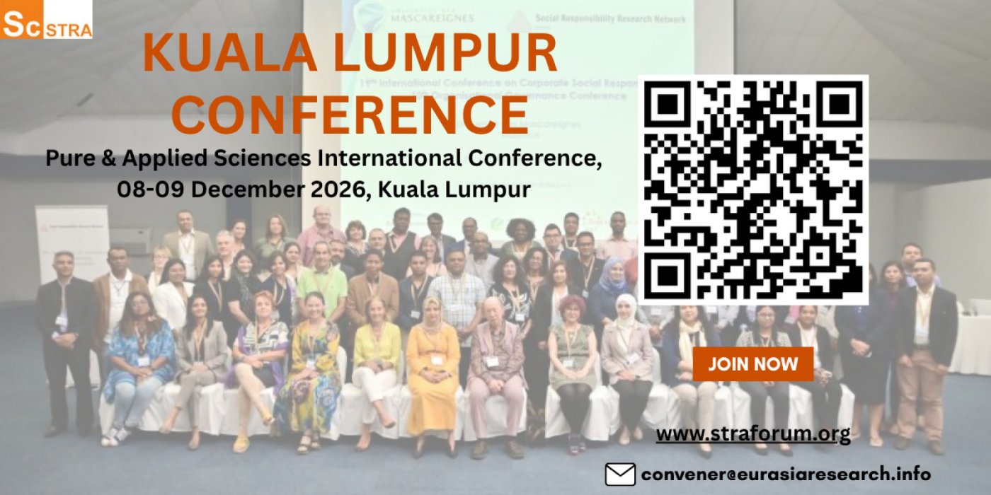 Pure & Applied Sciences International Conference, 08-09 December 2026, Kuala Lumpur