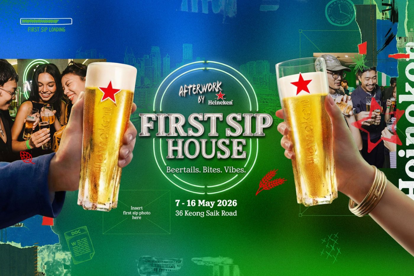 Heineken Afterwork: First Sip House — 36 Keong Saik Rd.