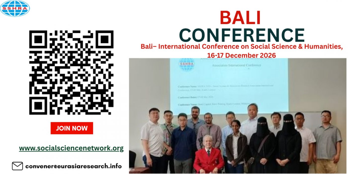 Bali– International Conference on Social Science & Humanities, 16-17 December 2026
