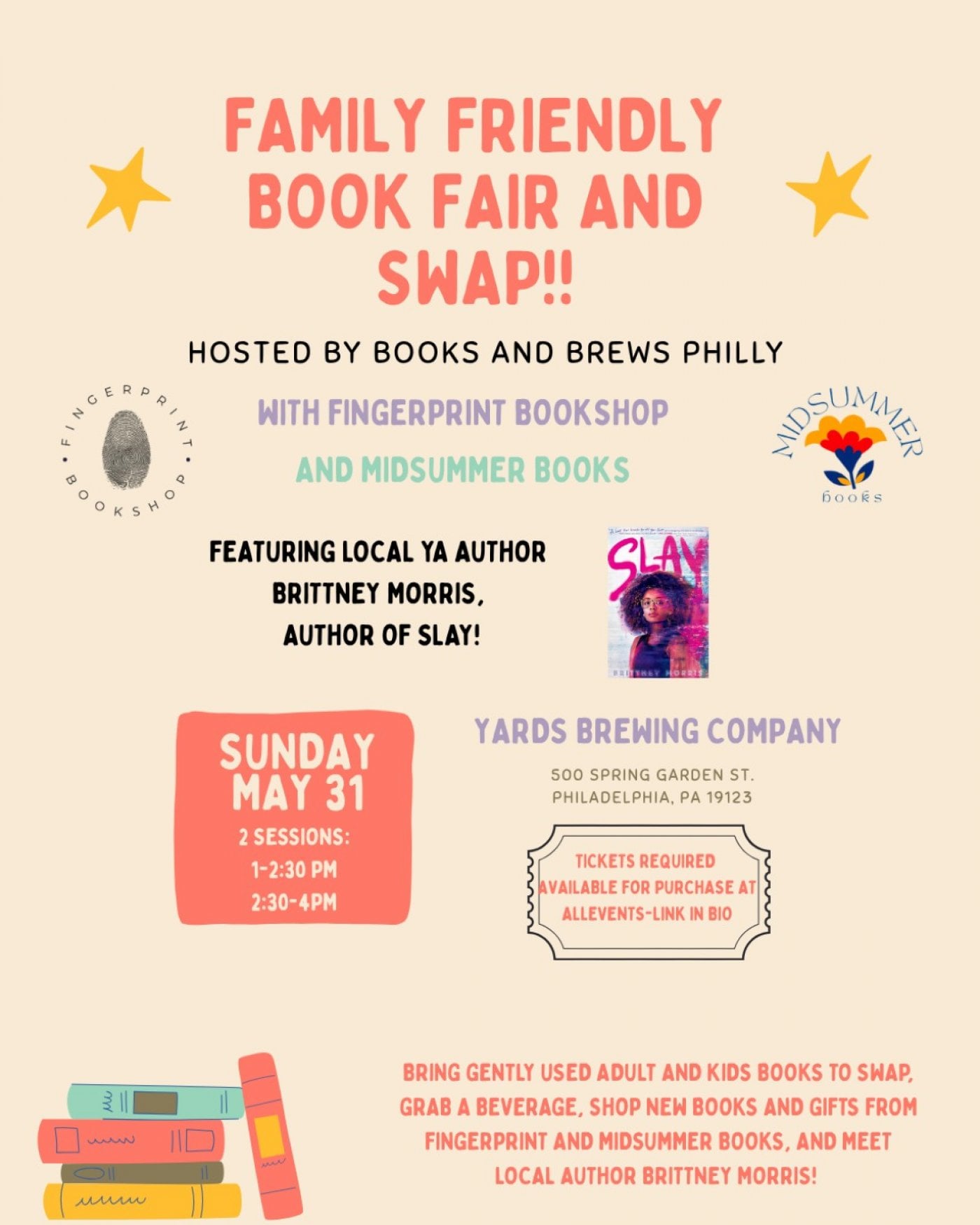 Family Friendly Book Fair and Swap-Session 2