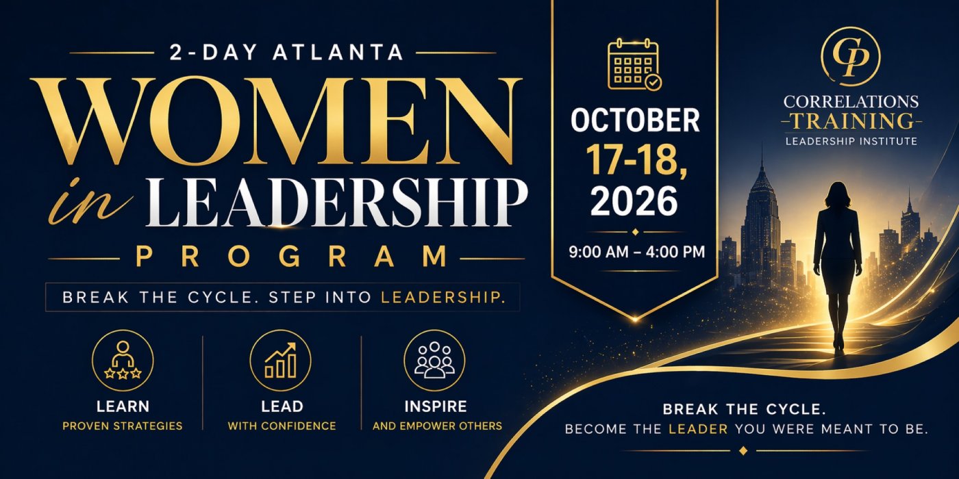 2-Day Women in Leadership Training Atlanta October 17-18, 2026