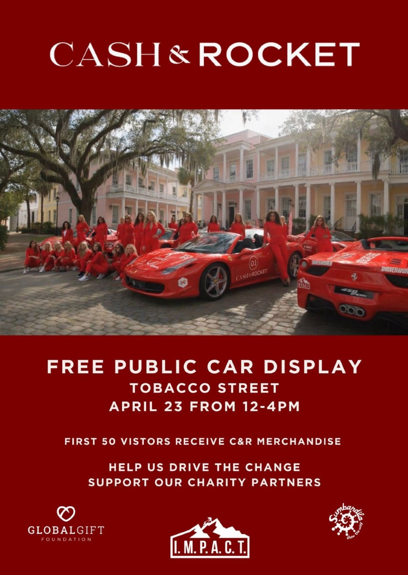 Free Public Car Display: Cash & Rocket Grand Kickoff – Charleston ...