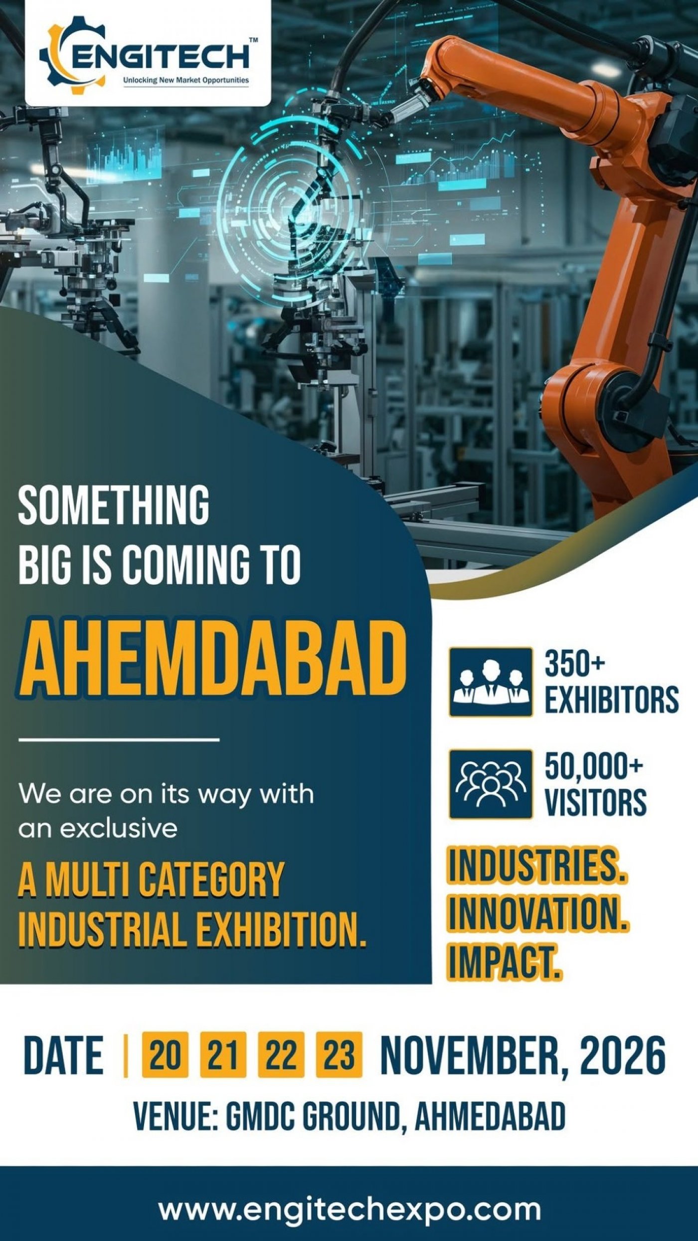 Engitech Expo 2026 – Industrial Exhibition & B2B Trade Show Ahmedabad