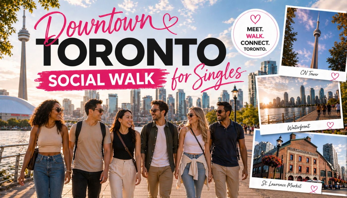 Downtown Toronto Social Walk for Singles 30+
