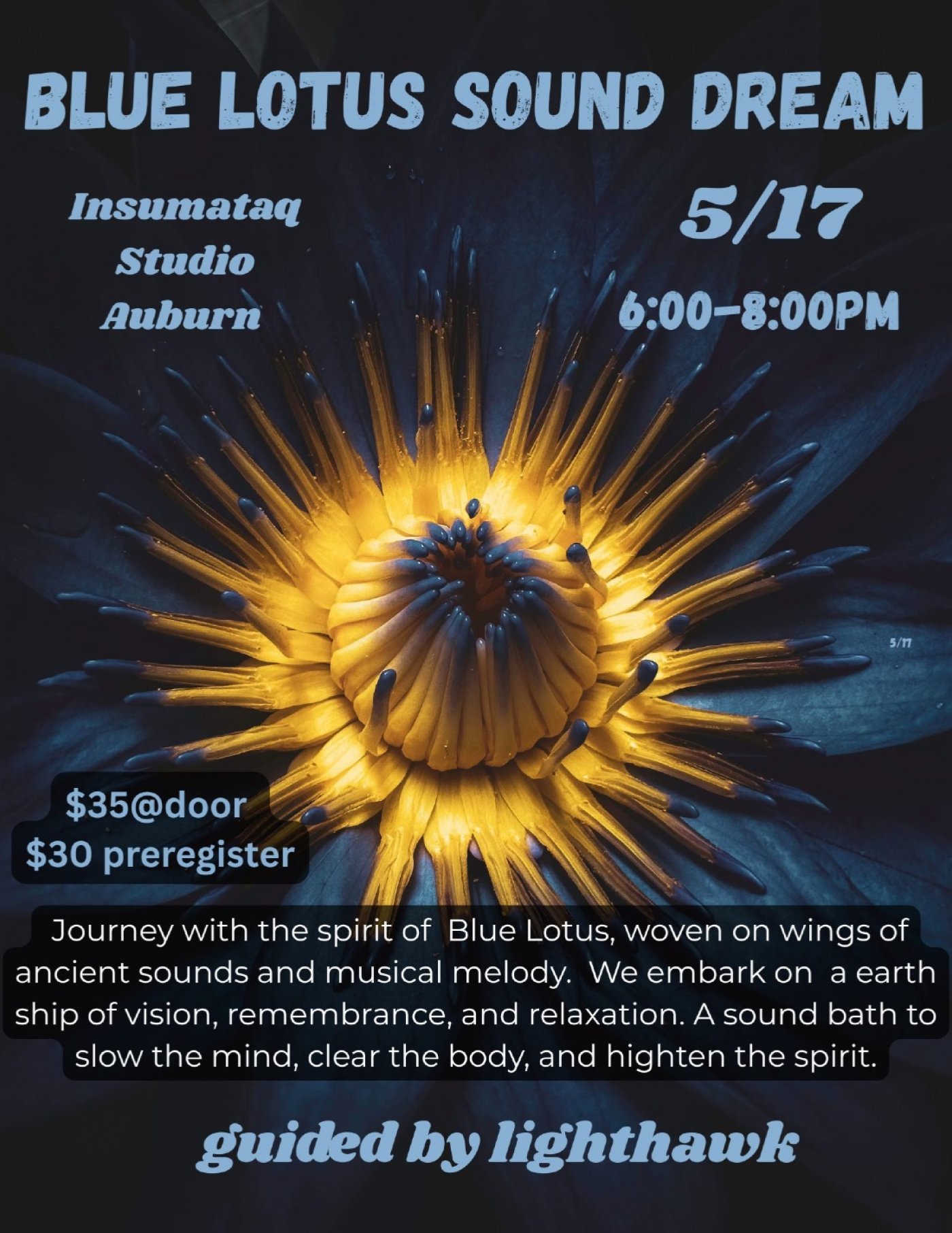 Blue lotus sound healing