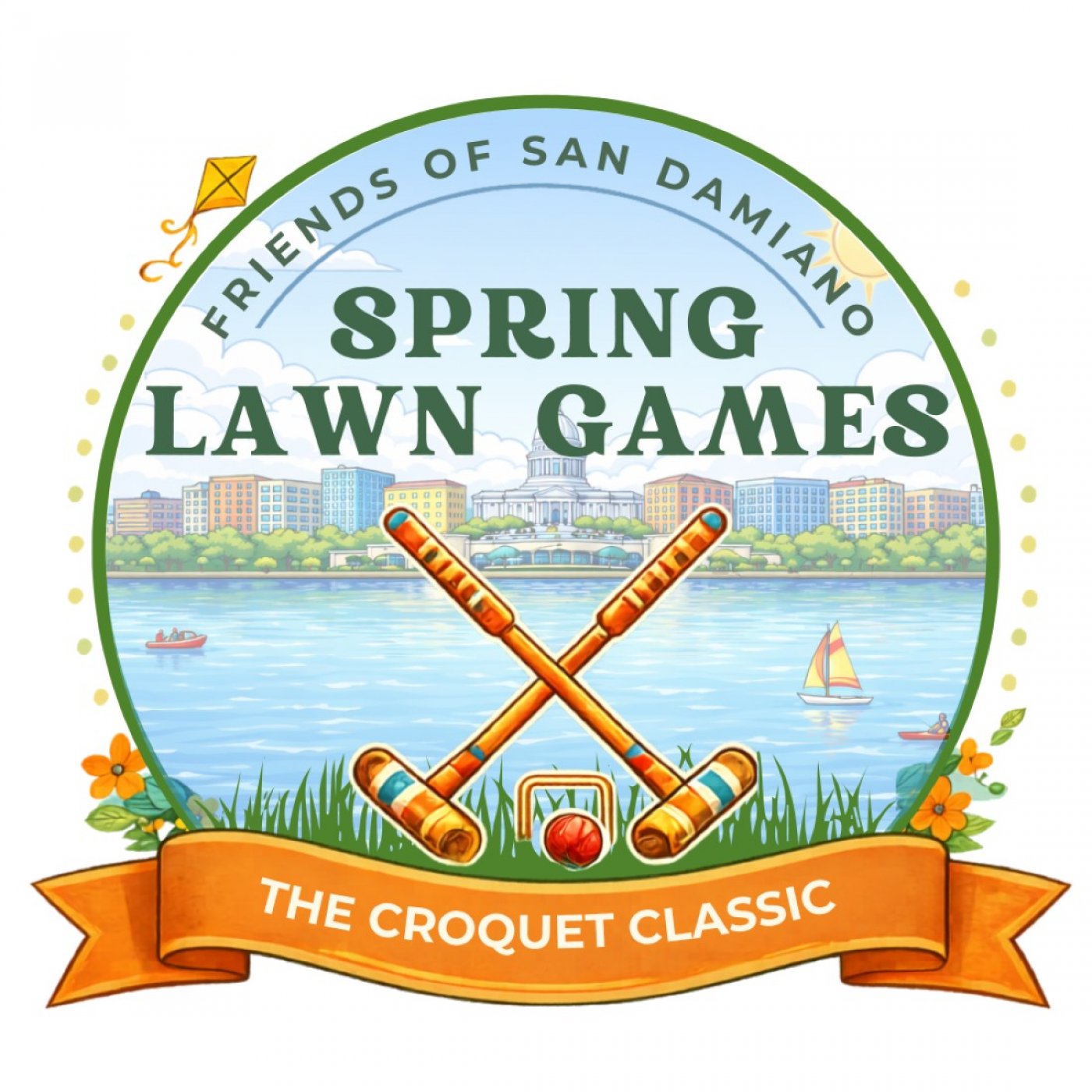 Spring Lawn Games: Croquet Classic, San Damiano Park, Madison, 16 May ...