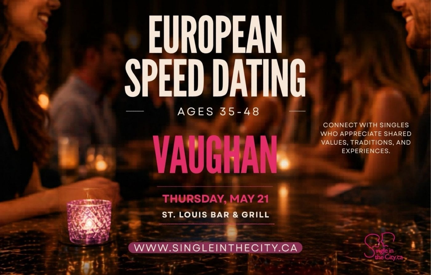 European Speed Dating Vaughan (Ages 35-48)
