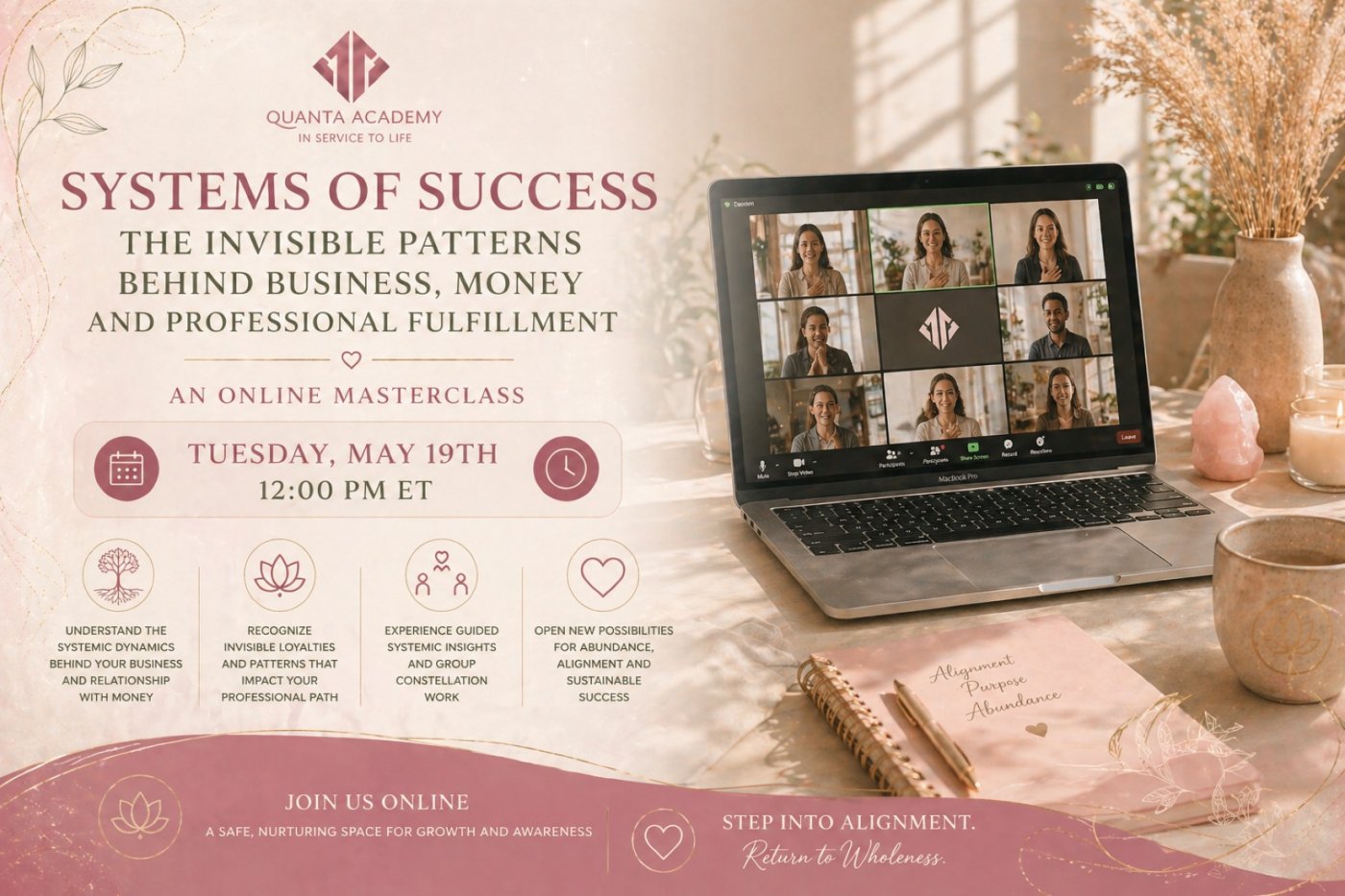 Business, Success & Personal Realization (Online Experience)