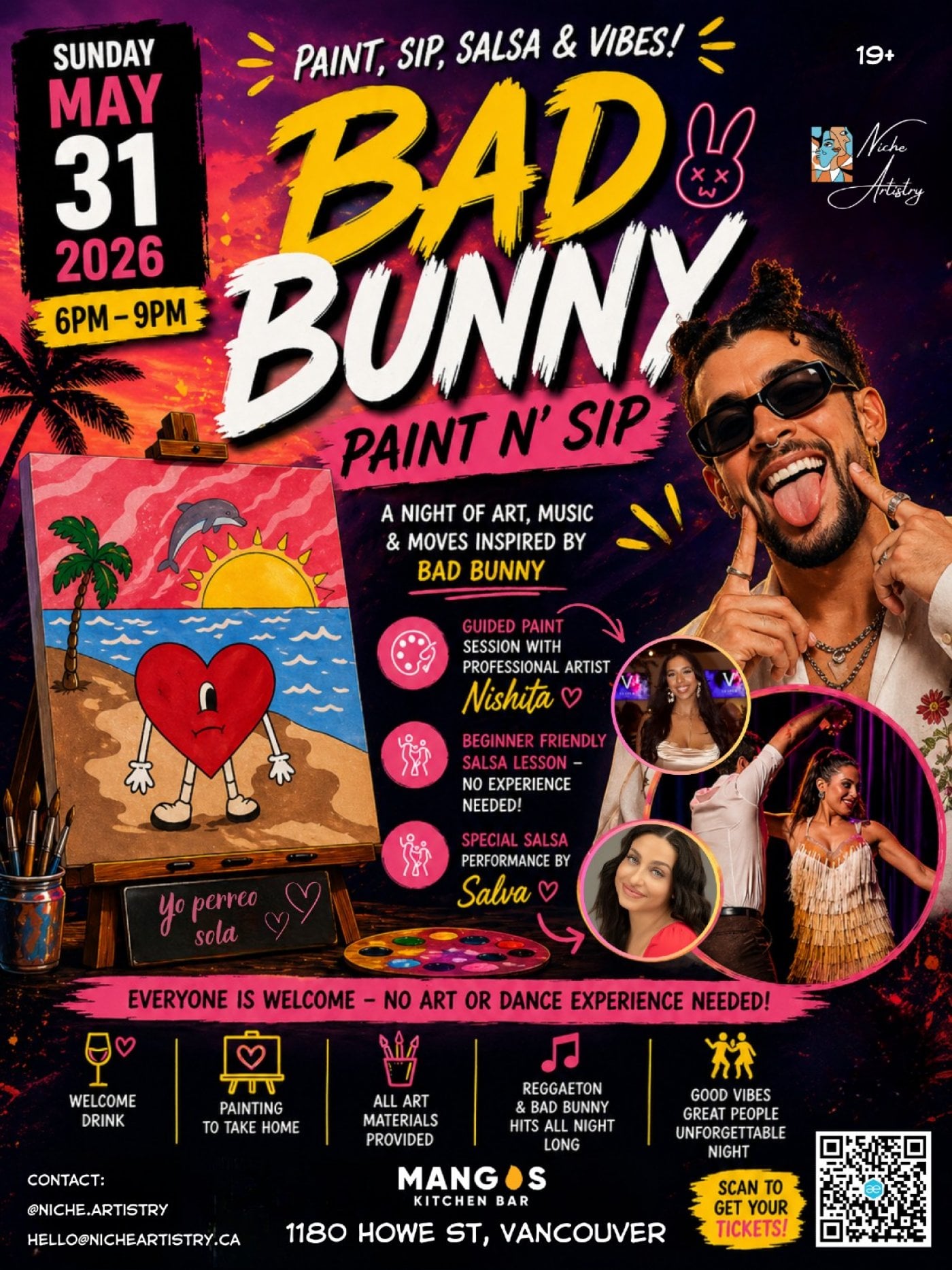 Bad Bunny Paint N’ Sip