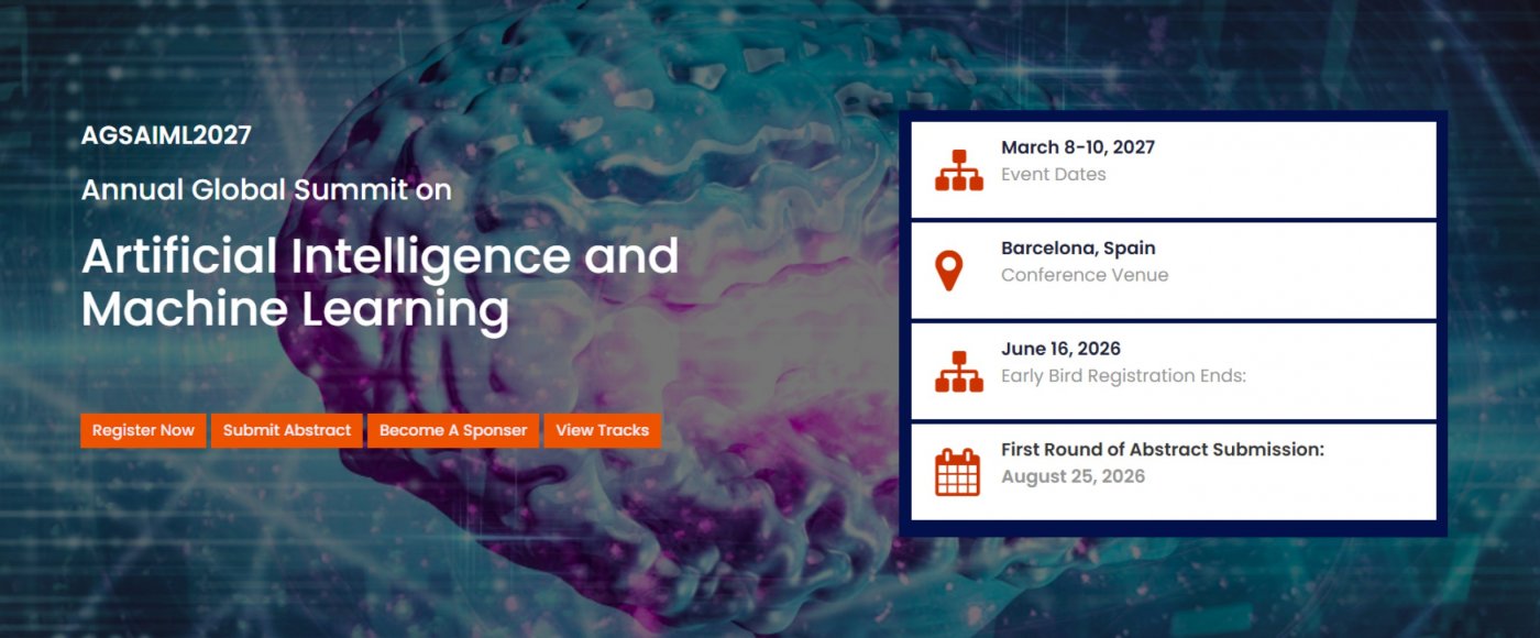 Annual Global Summit on Artificial Intelligence and Machine Learning ...