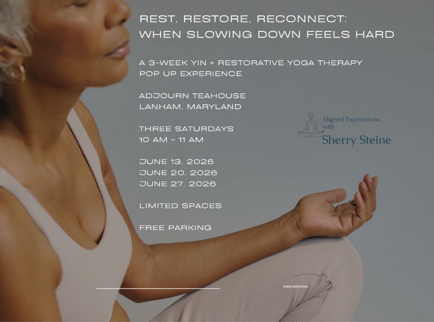Rest, Restore, Reconnect: 3 Week Yin & Restorative Popup Yoga Experience