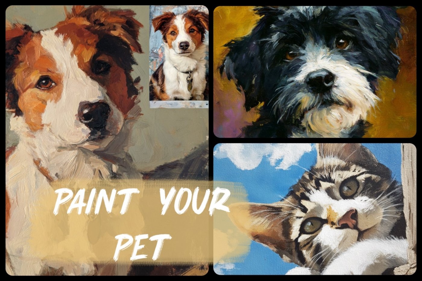Beginner Acrylic Painting – Paint Your Own Pet