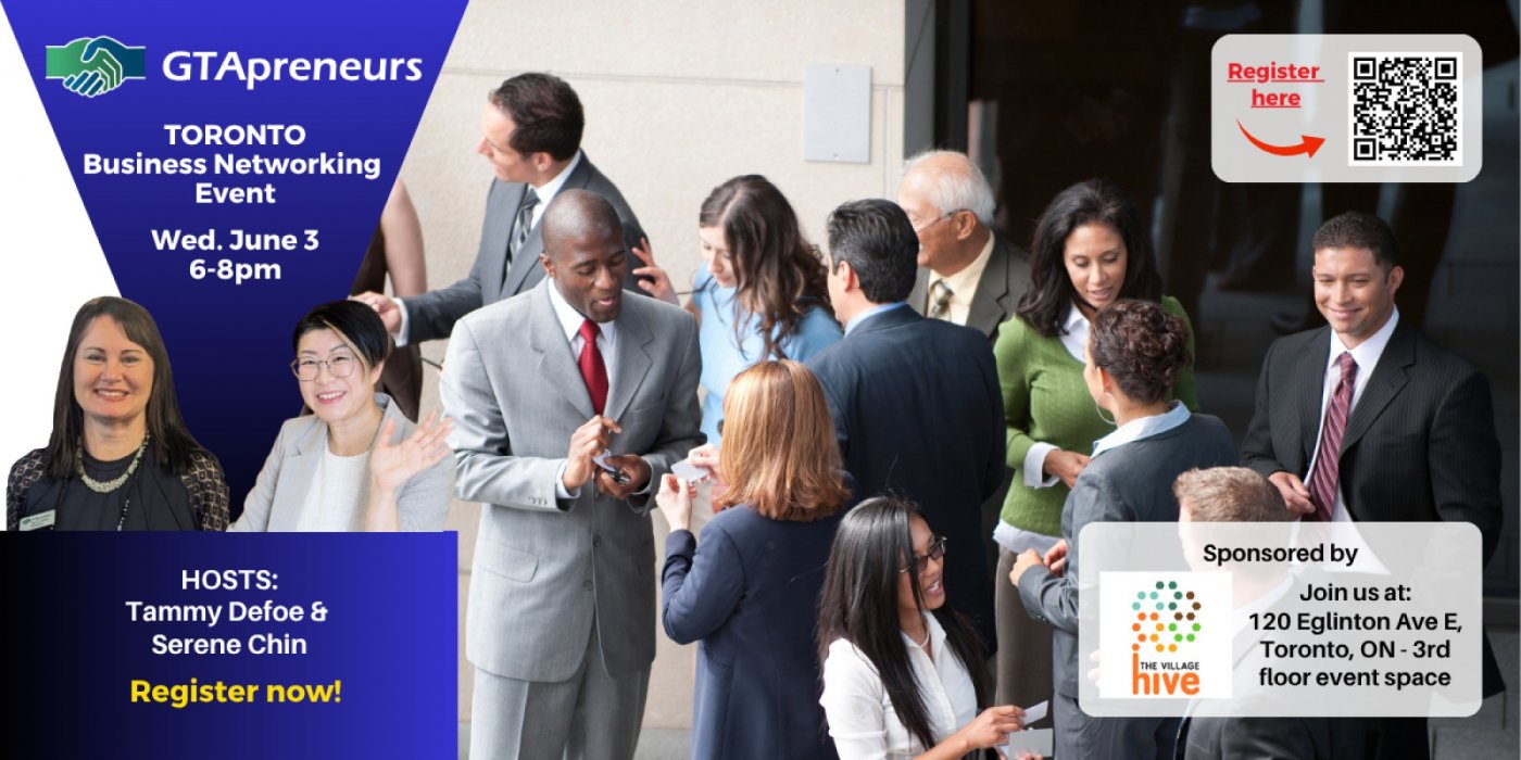 GTApreneurs June 3-2026 Downtown Toronto Business Networking Event