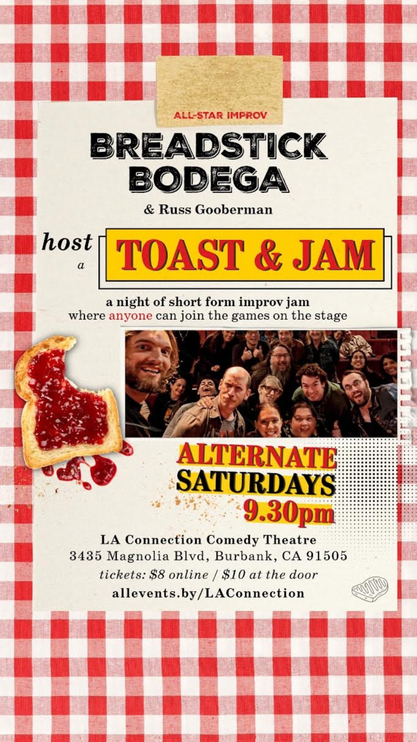 Breadstick Bodega’s Toast & Improv Jam