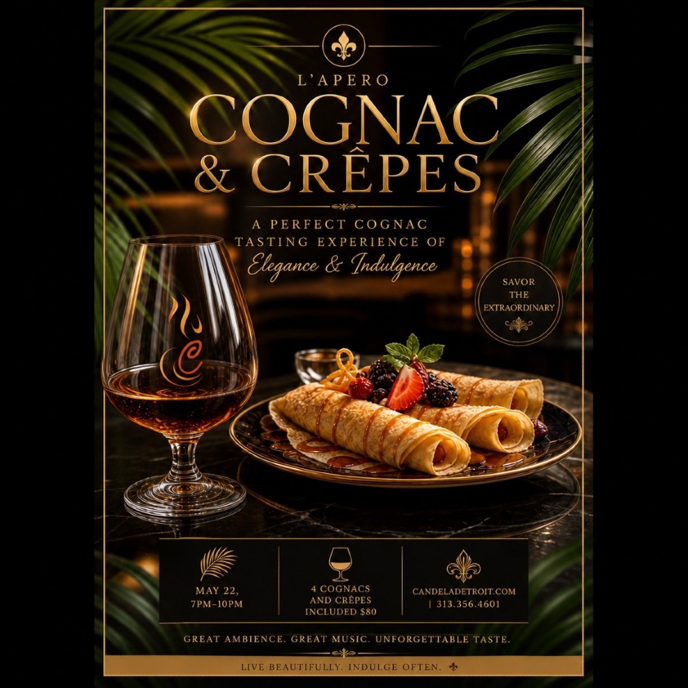 L’Apero Cognac & Crêpes Tasting