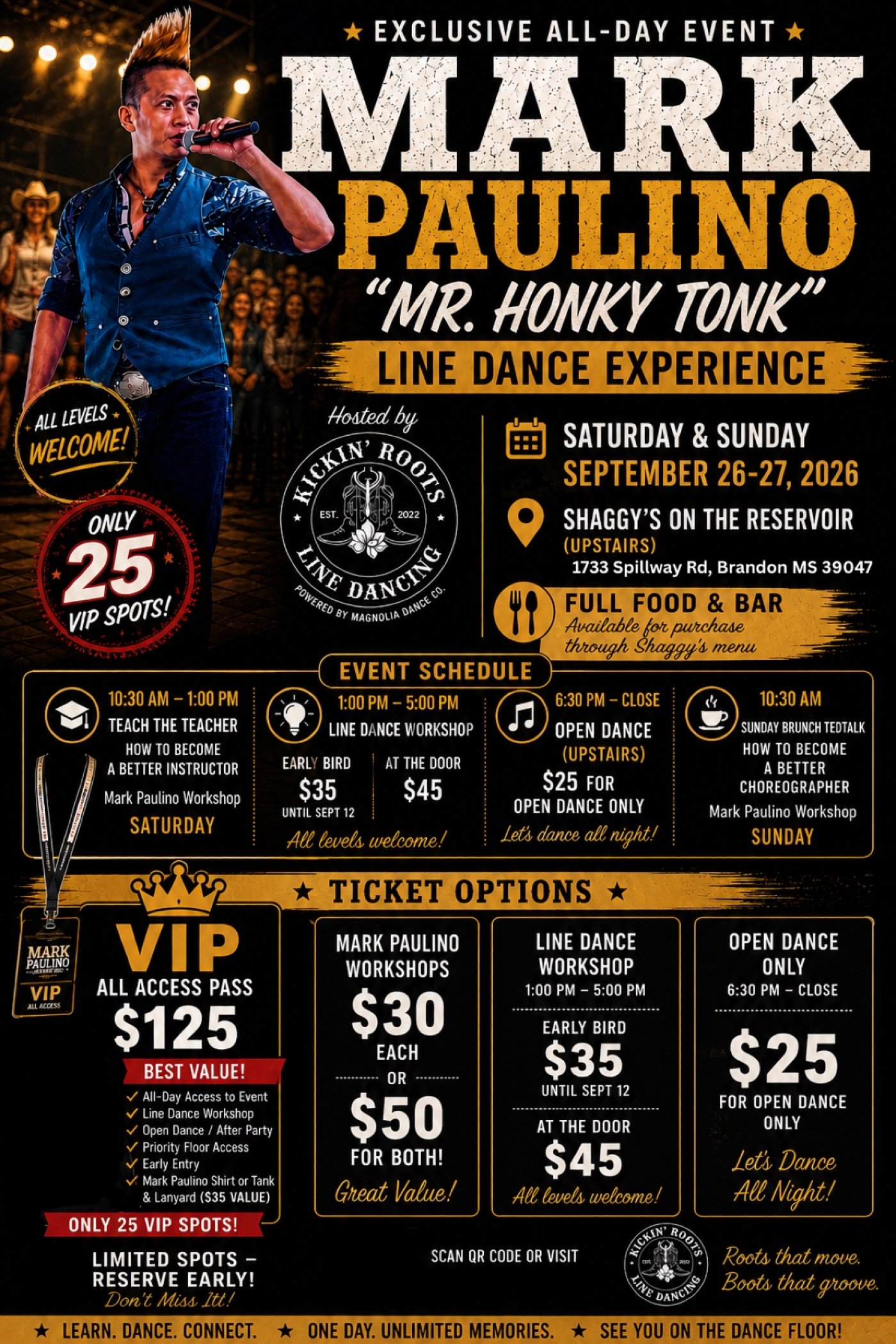 Mark Paulino Line Dance Experience