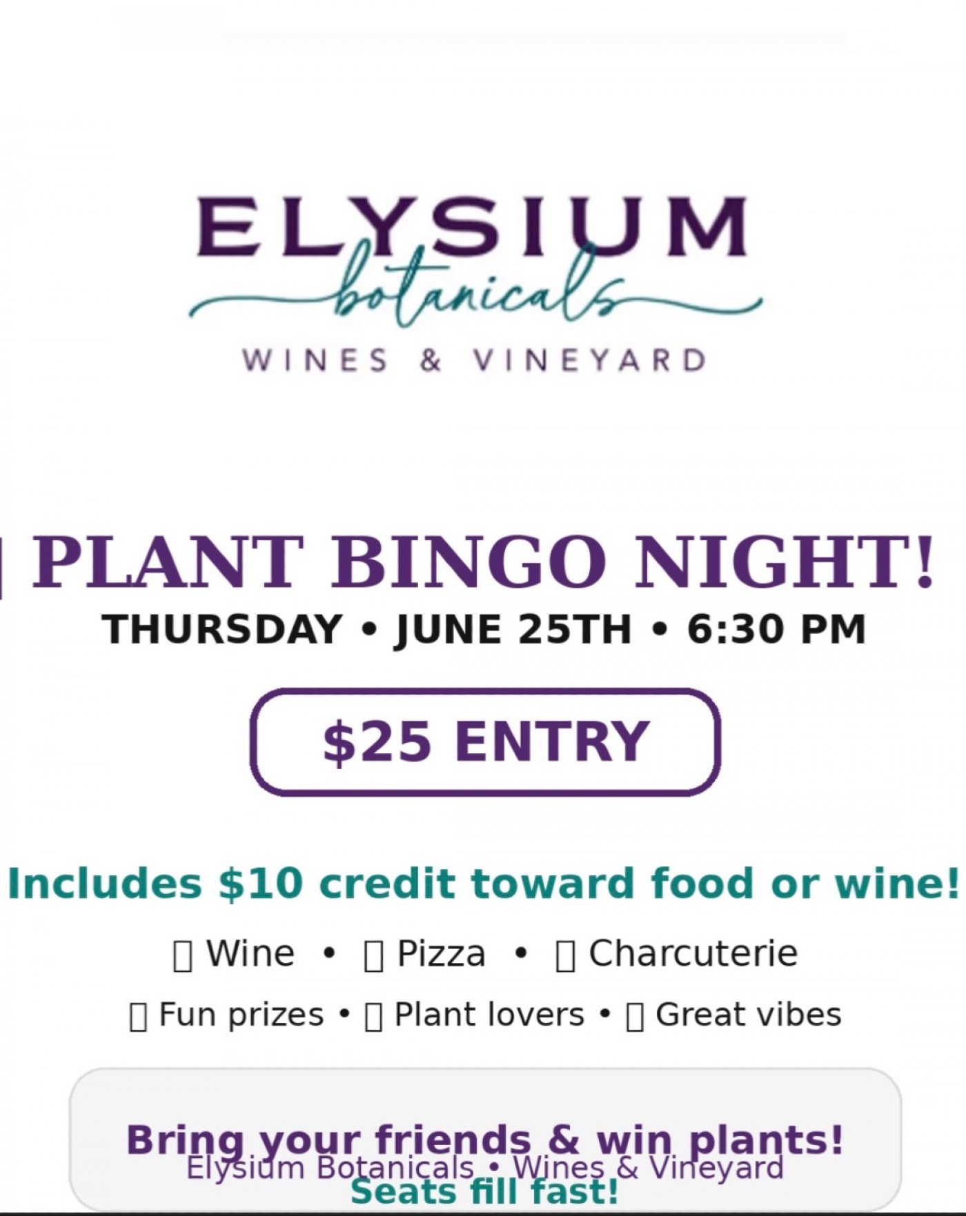 Plant Bingo
