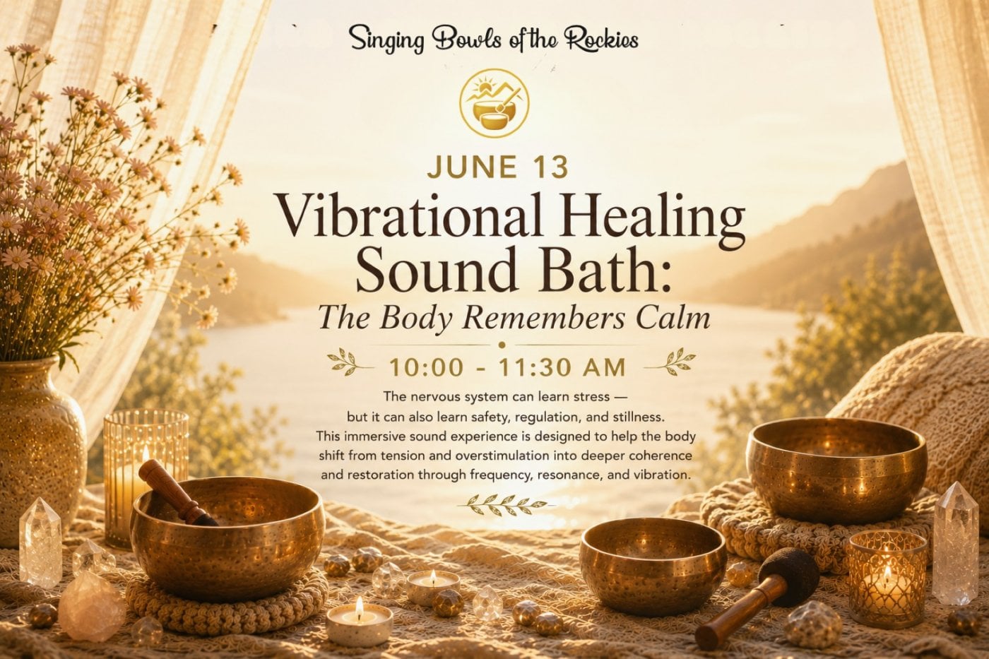 Vibrational Healing Sound Bath: The Body Remembers Calm