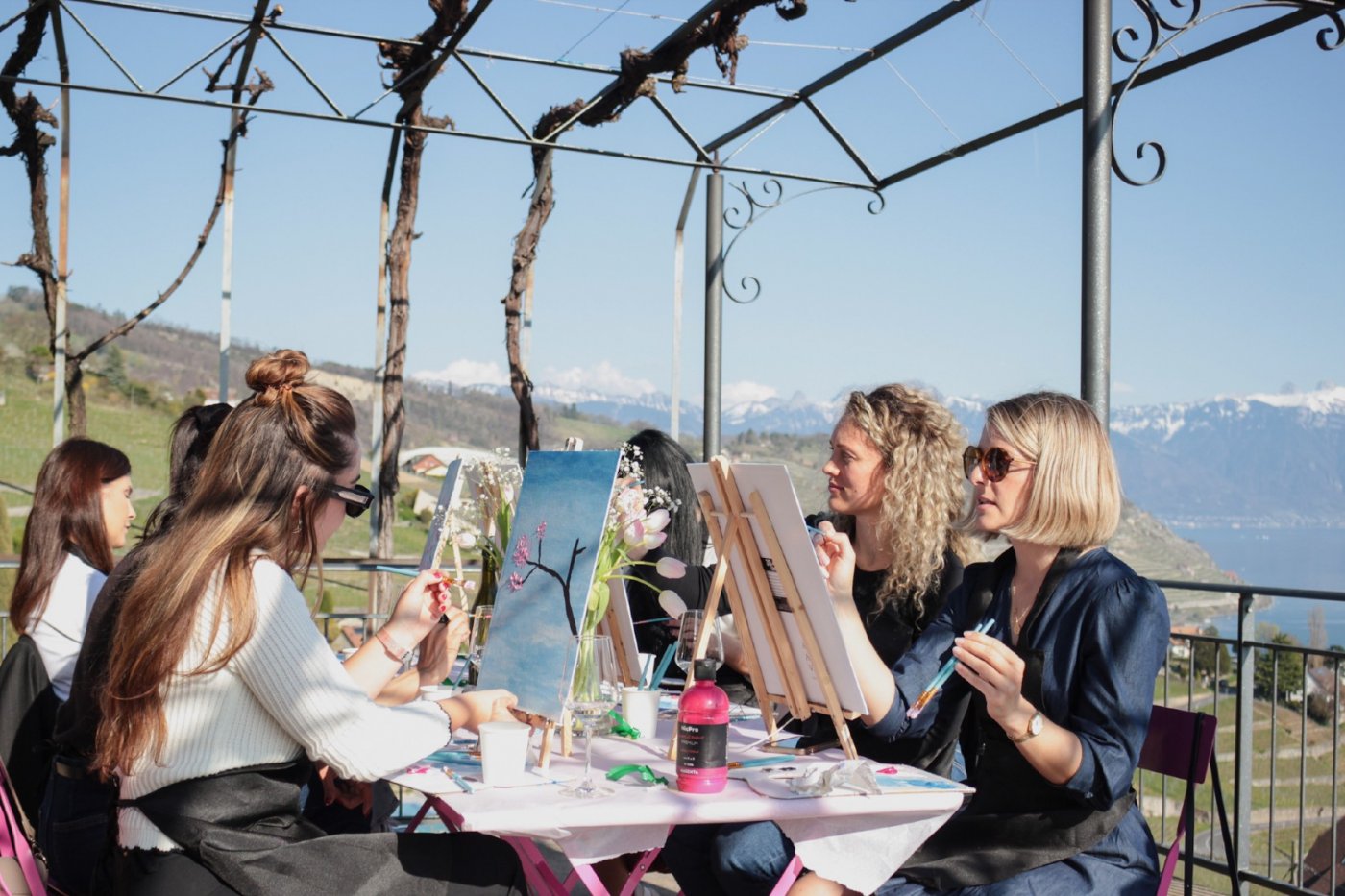 Wine Tasting and Paint