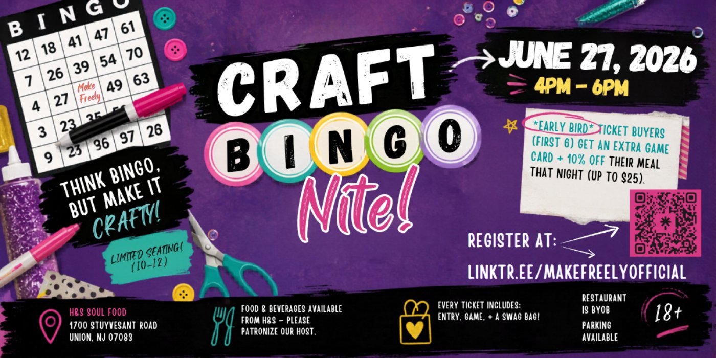 CRAFT Bingo at H&S Soul Food – 6/27