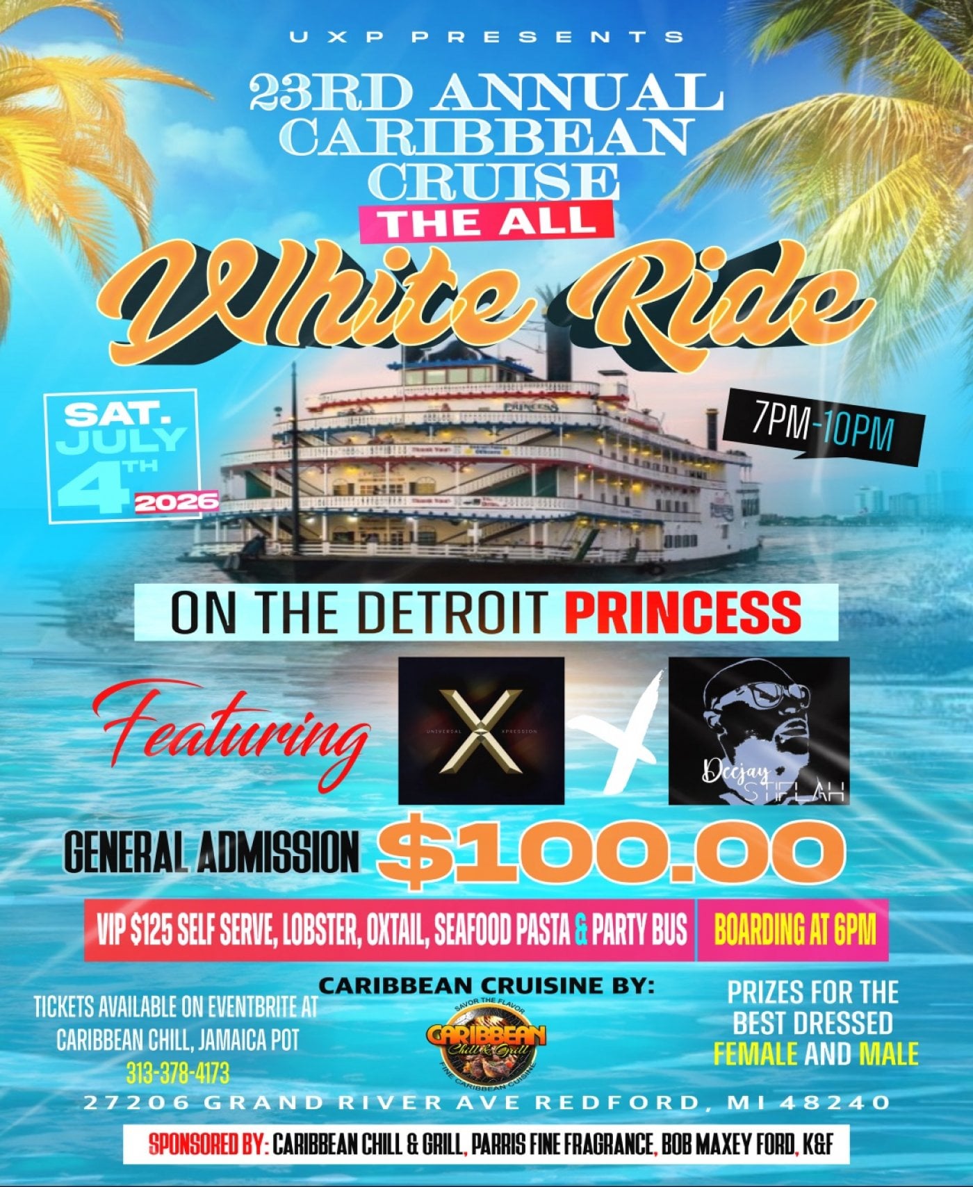 Caribbean Cruise the white ride