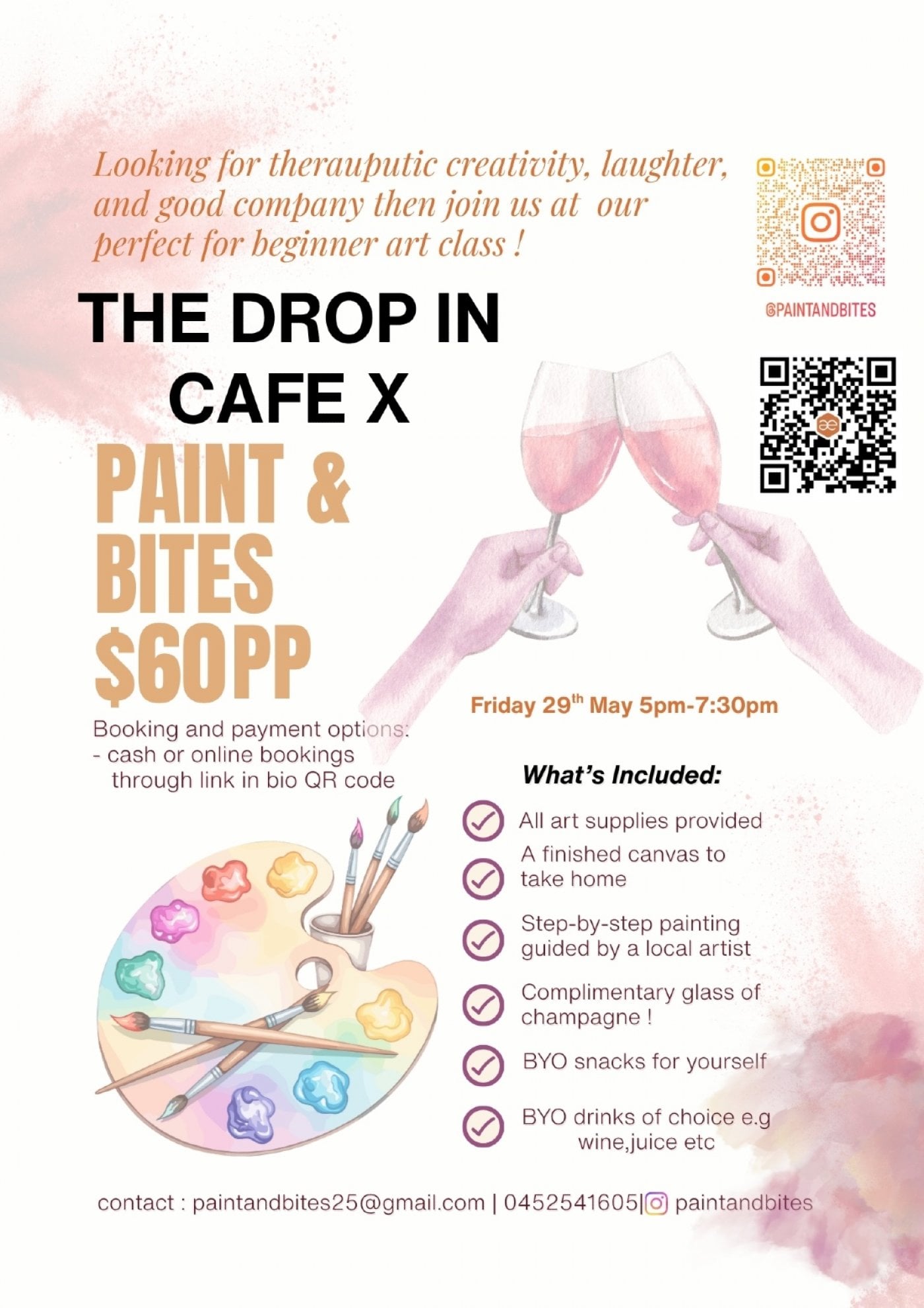 Paint & Bites Experience