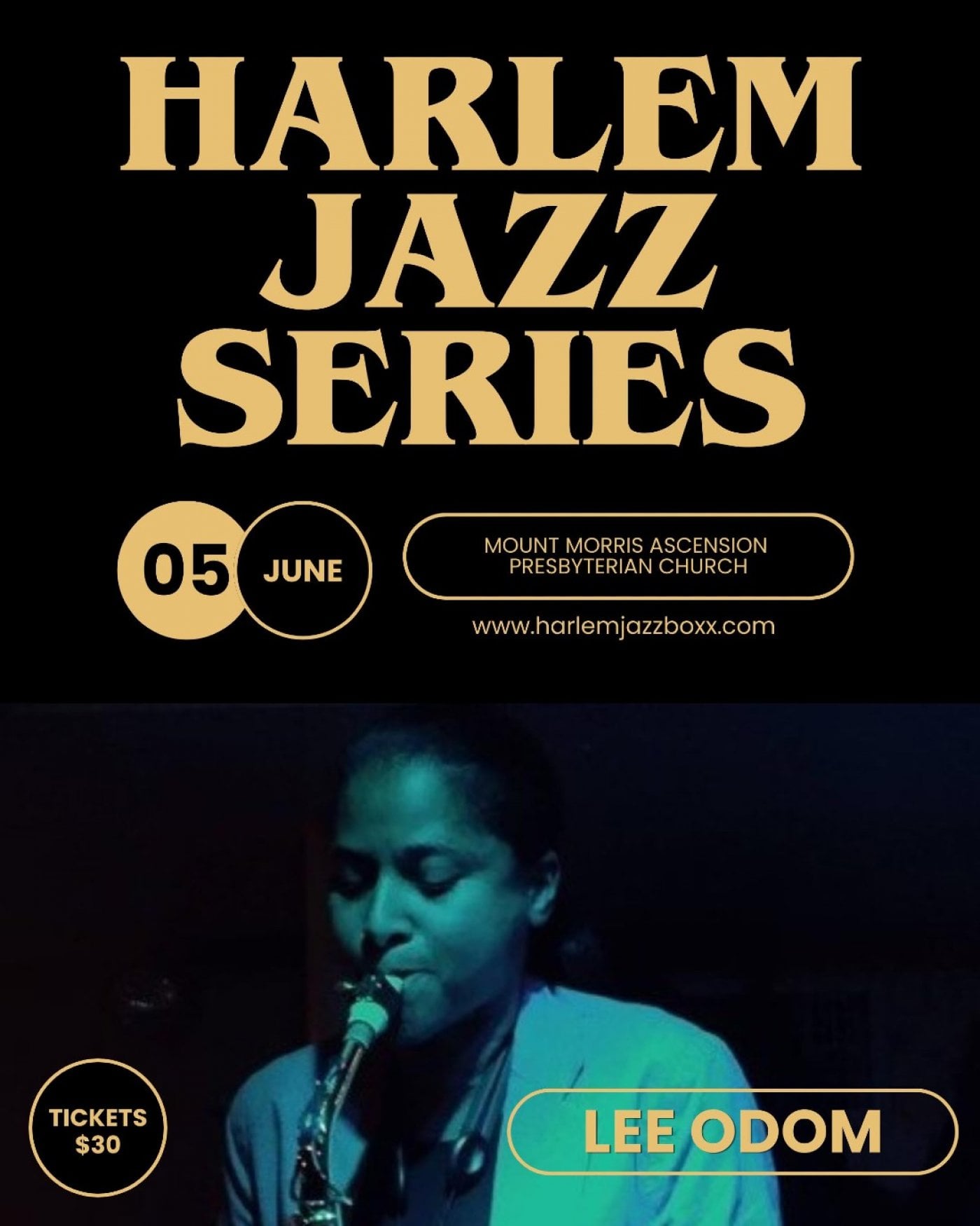 Harlem Jazz Series – Lee Odom