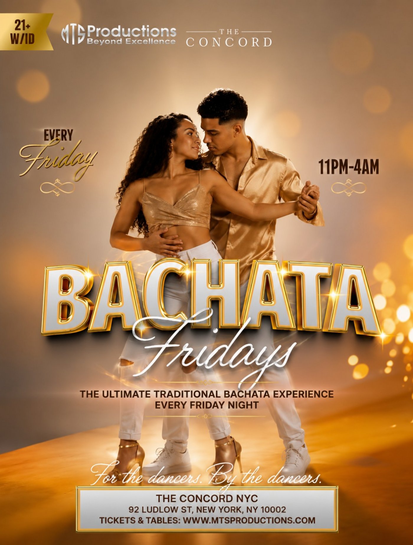 Bachata Fridays at Concord NYC | Traditional Bachata Night