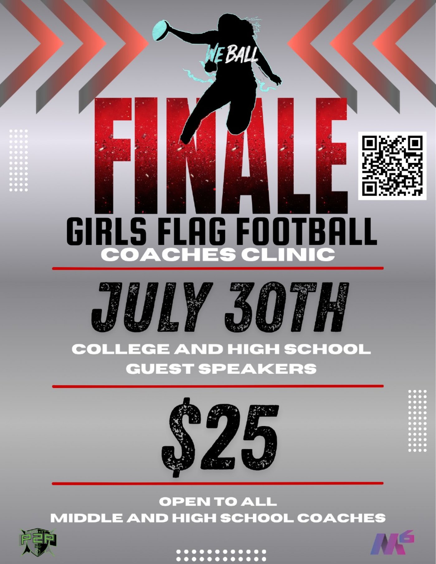 We Ball Presents: The Finale Girls Flag Coaches Clinic