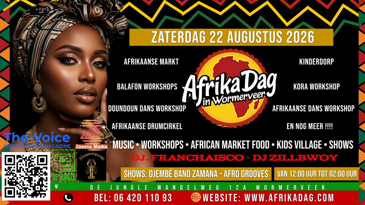 7e editie van het AfrikaDag Festival in Wormerveer