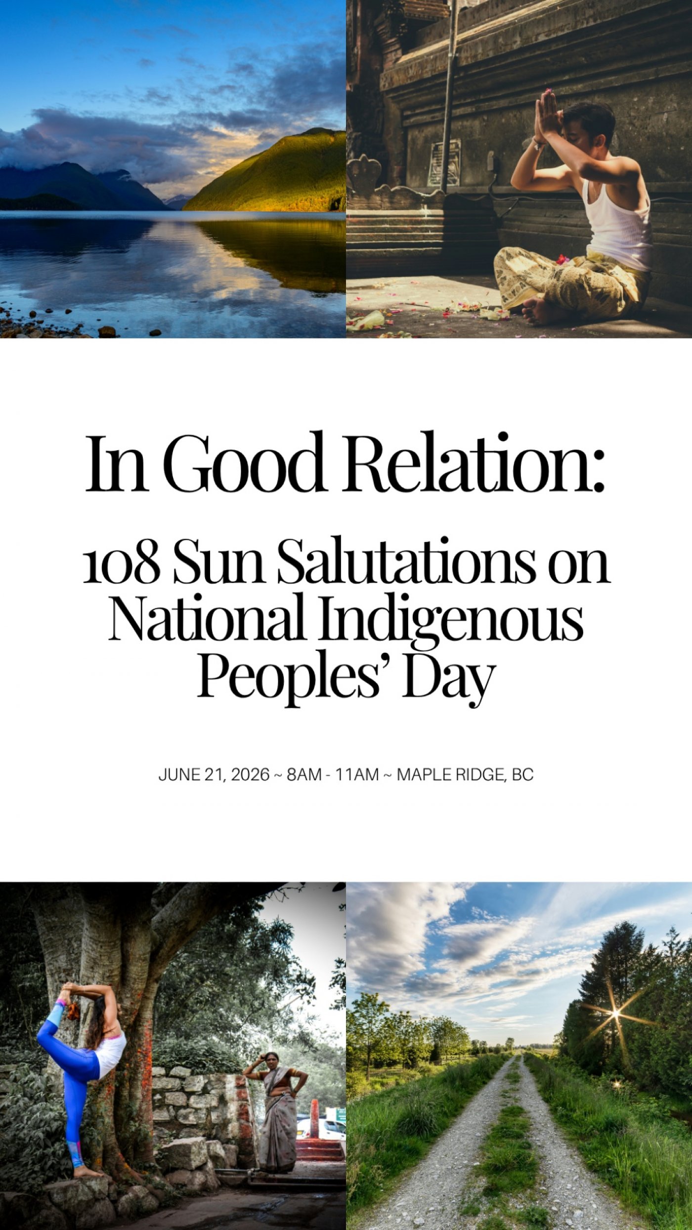 In Good Relation: 108 Sun Salutations on National Indigenous Peoples’ Day
